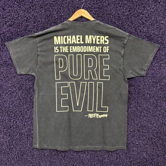 Bloody Disgusting x Halloween Michael Myers the Embodiment of Pure Evil Tee Size - Picture 3 of 4